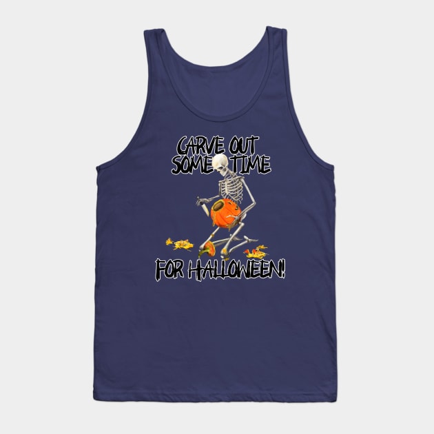 Carve out some Time for Halloween! Tank Top by Heather Dorsch Creations